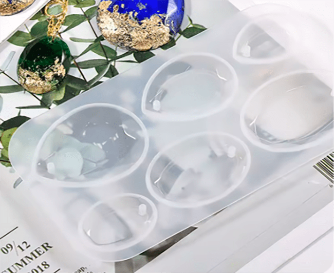 MOLDE DE SILICONA MINI JOYA 10 ARETE LAGRIMA x 6U.3