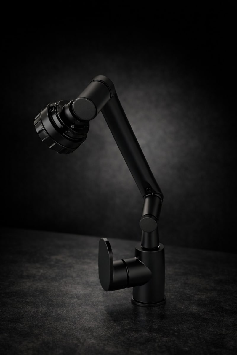 CAÑO GRIFERIA BAÑO FAUCET MODELO YYR2 BLACK1