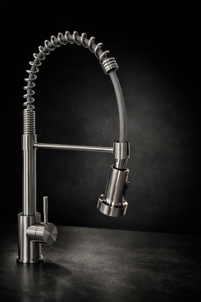 CAÑO GRIFERIA COCINA FAUCET  LFD90235 WIRE DRAWING1