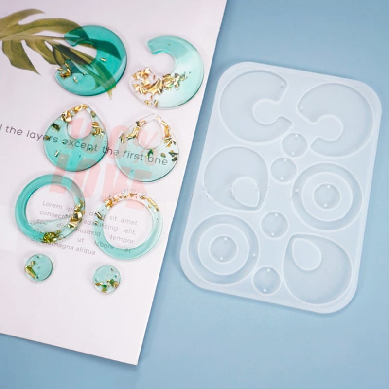 MOLDE DE SILICONA MINI JOYAS 81