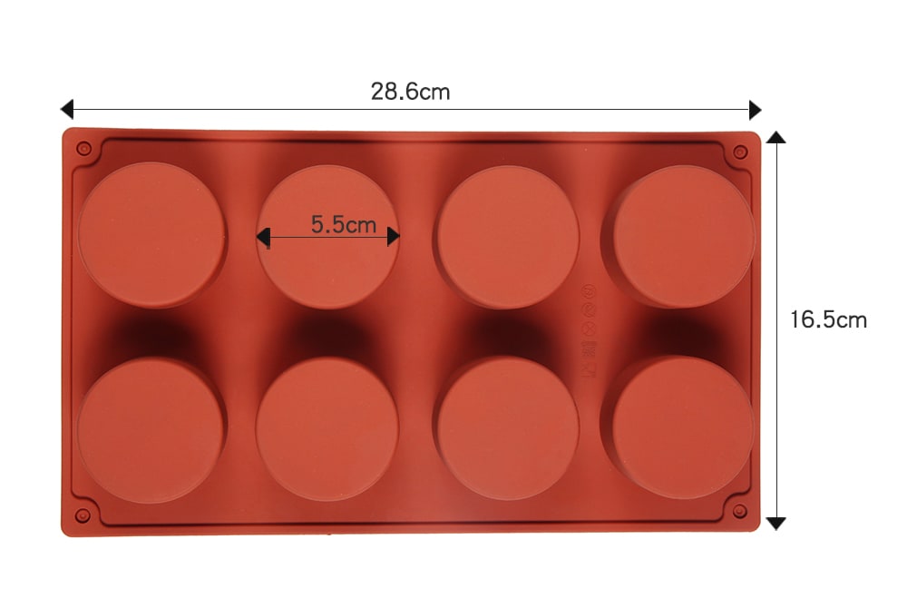 MOLDE DE SILICONA CIRCULO OREO4