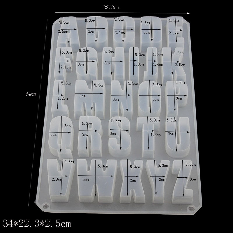 MOLDE DE SILICONA LETRAS3
