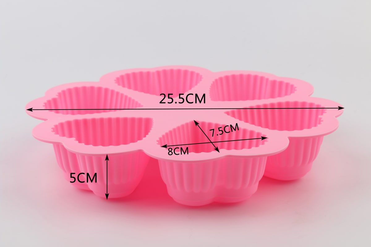 MOLDE DE SILICONA CORAZON  ACANALADO1