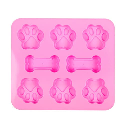 MOLDE DE SILICONA HUELLA PERRO HUESOS2