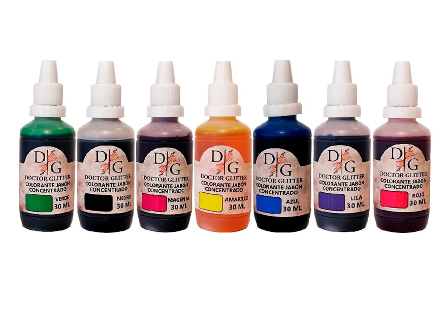 KIT COLORANTE PARA JABÓN COLORES VARIOS x 7 Un.1