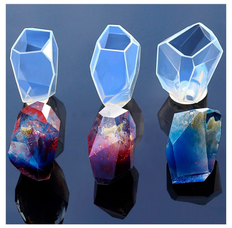 MOLDE DE SILICONA CRISTAL ROCA2