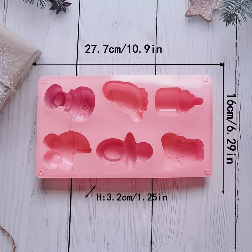 MOLDE DE SILICONA BABY SHOWER1