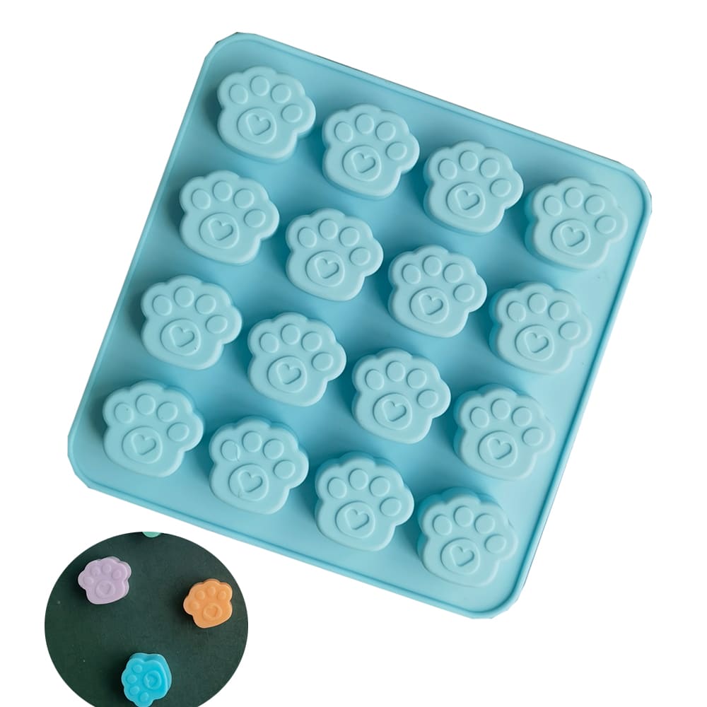 MOLDE DE SILICONA HUELLA PERRO x 163