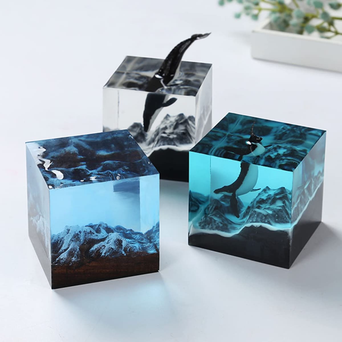 MOLDE DE SILICONA JUEGO DE CUBOS X 3 Un.4