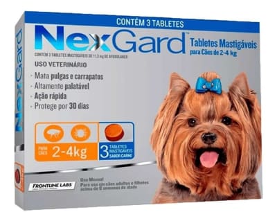 NEXGARD 3 COMPRIMIDOS 2.5 A 4 KG.1