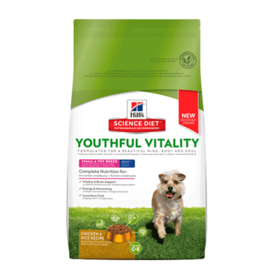 HILLS C YOUTHFUL VITALITY SMALL TOY BREED 7+1