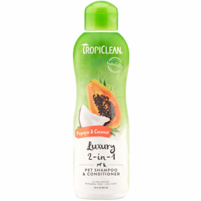 TROPICLEAN PAPAYA & COCONUT SHAMPOO1