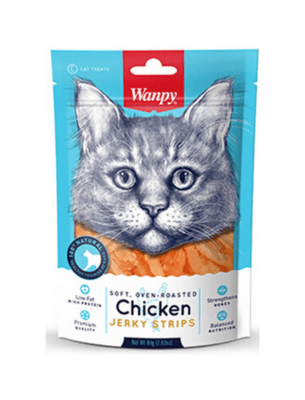 WANPY SOFT CHICKEN JERKY STRIPS FOR CATS1