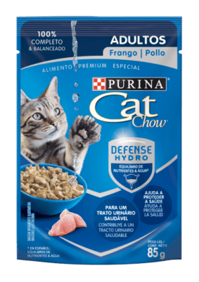 POUCH CAT CHOW ADULTOS POLLO 85 GR1