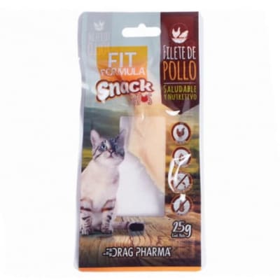 SNACK FIT FILETE POLLO GATO 25 GR1