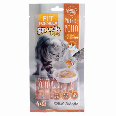 SNACK FIT PURE POLLO GATO 4 SACHET1
