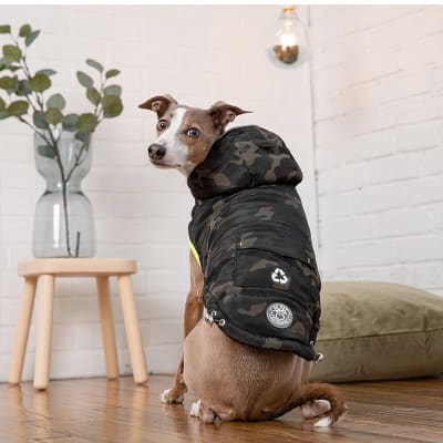 GFPET CHAQUETA SUMMIT PUFFER MILITAR1