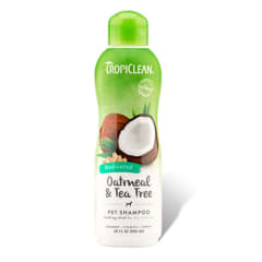 TROPICLEAN OATLMEAL AND TEA TREE SHAMPOO