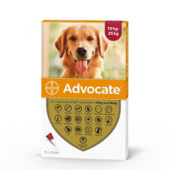 ADVOCATE PIPETA PERRO 10 A 25 KG