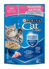 POUCH CAT CHOW GATITOS POLLO 85 GR