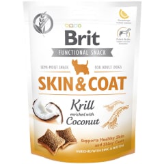 BRIT FUNCTIONAL SNACK SKIN & COAT 150 GR