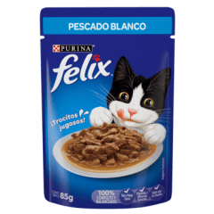 FELIX CLASSIC CON PESCADO BLANCO 85 GR