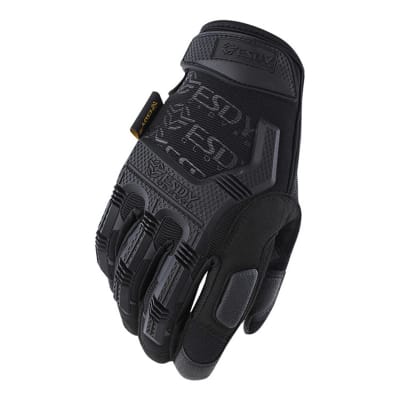 GUANTES PROTECCIÓN GOMA ESDY BLACK2