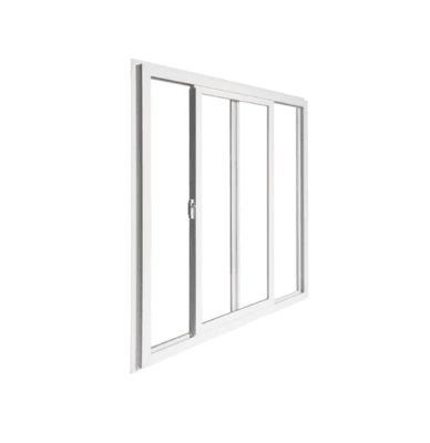 VENTANA PVC 121X100CM VIDRIO 4MM