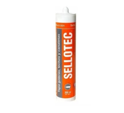 SILICONA TAPAGOTERAS BUTILICO GRIS 300ML SELLOTEC