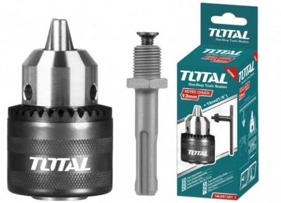 MANDRIL TALADRO 13MM C/ ADAPTADOR TOTAL TAC451301.11