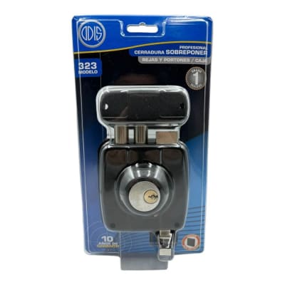 CERRADURA SOBREPONER 323 C/CAJA  CEP0000711
