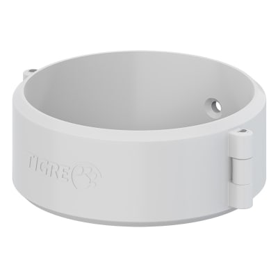 ABRAZADERA P/TUBO BAJADA BLANCA1