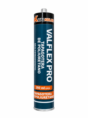 SILICONA VALFLEXPRO TAPAGOTERAS BUTILICO GRIS 300ML VALKOLOR
