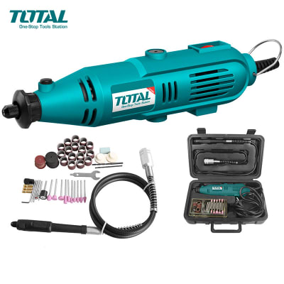 HERRAMIENTA MULTIUSO 130W + 100PZAS + FLEXIBLE + MALETA TOTAL TG501032