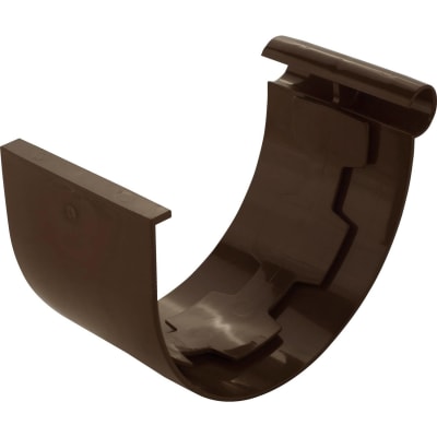 UNION CANALETA PVC MARRON