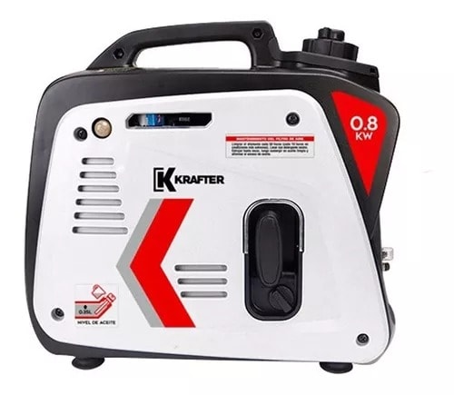 GENERADOR 800W 0.8KVA INSONORO INVERTER GASOLINA KRAFTER R1000IG2