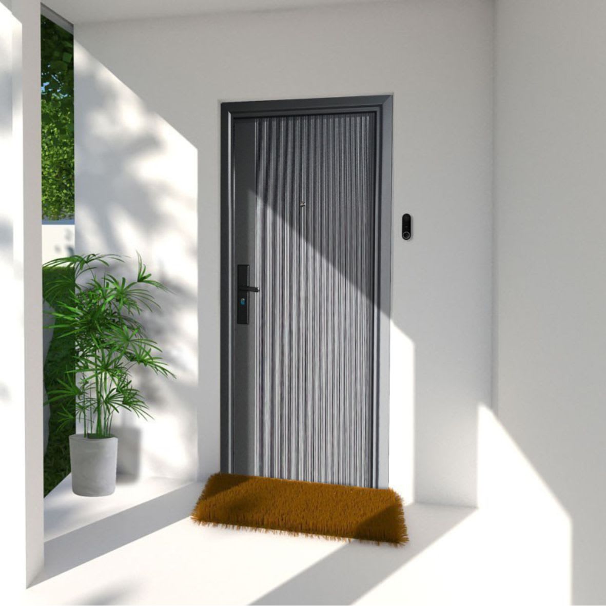 KIT (MARCO, PUERTA, CERRADURA) MODELO TC2402 2050X960 APERTURA DERECHA 0