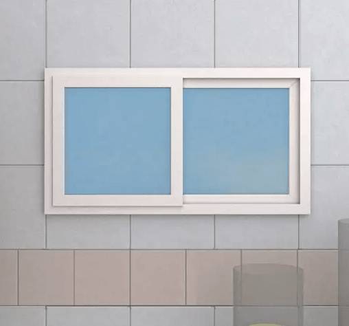 VENTANA PVC 91X50CM VIDRIO 4MM2