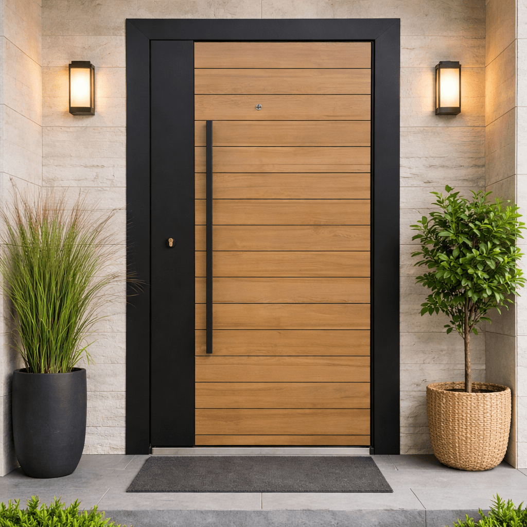Puerta de Seguridad Acero 96x205x7 cms 13 puntos T02 apertura derecha 0