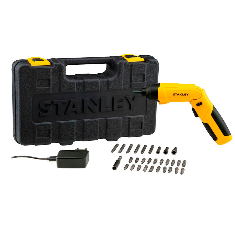 ATORNILLADOR 4V CON MALETA Y ACCESORIOS STANLEY SCS4K-B2C 1