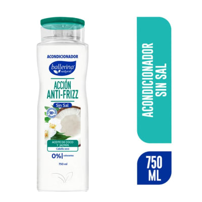 Acondicionador Ballerina Aceite De Coco Y Jazmín 750ml