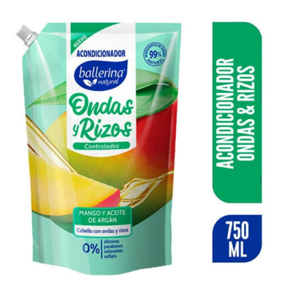 Acondicionador Ballerina Mango Y Aceite De Argán 750ml Doypack1