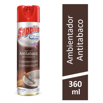 Desodorante Ambiental Sapolio Antitabaco 360ml1