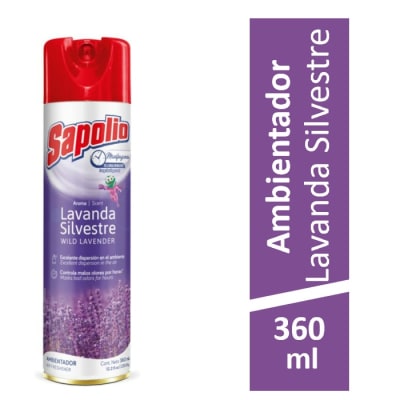 Desodorante Ambiental Sapolio Lavanda Silvestre 360ml