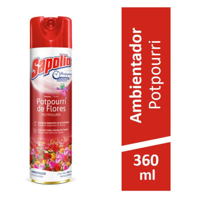Desodorante Ambiental Sapolio Potpourri De Flores 360ml