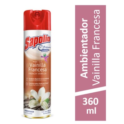 Desodorante Ambiental Sapolio Vainilla Francesa 360ml