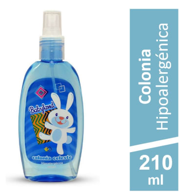 Colonia Bebe Celeste Hipoalergénica Babyland 210ml1