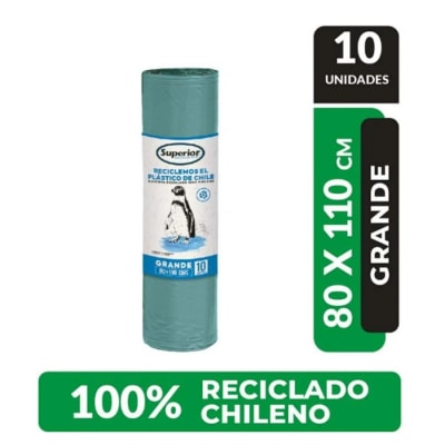 Bolsa Basura 80x110 Superior 10 Unidades