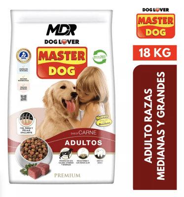 MASTER DOG ADULTO CARNE 18 KILOS