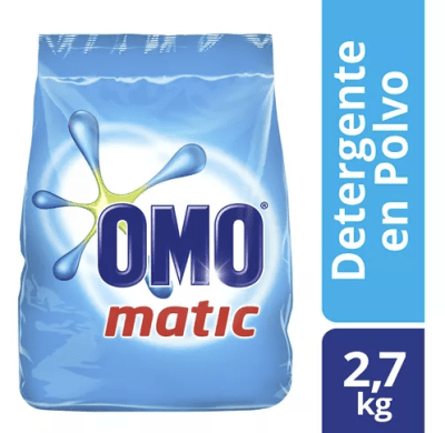 DETERGENTE OMO EN POLVO MATIC 2,7 KILO